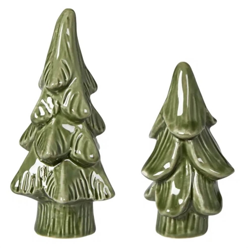 2 stk. Engle 10 cm keramik