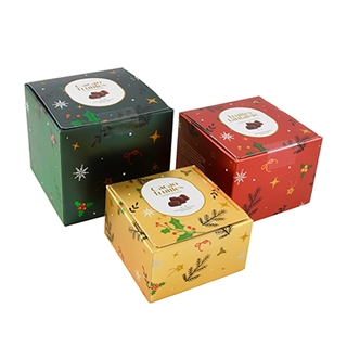 Fyldt chokolade med marcipan - 4 stk i æske