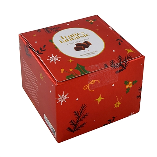 Fyldt chokolade med marcipan - 4 stk i æske