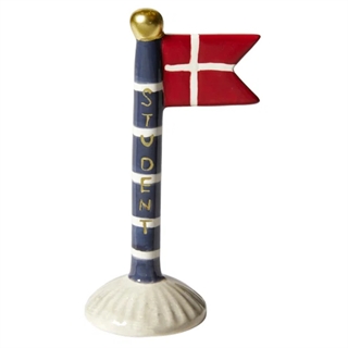 Flag Student blå H: 14cm