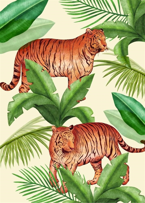 Sød zebra Illustration - Børneplakat