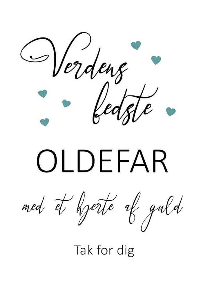 Plakat - Min/Vores mor