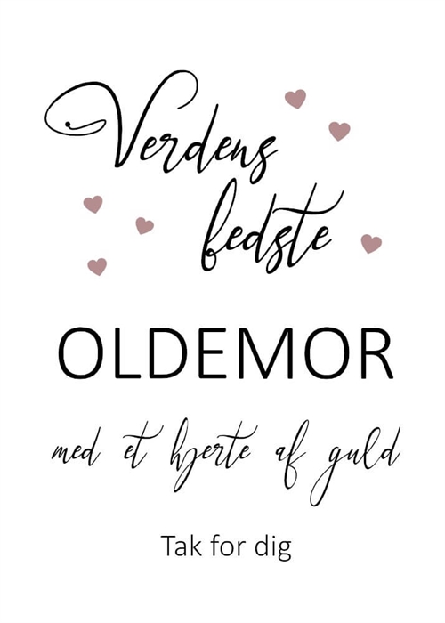 Plakat - Min/Vores mor