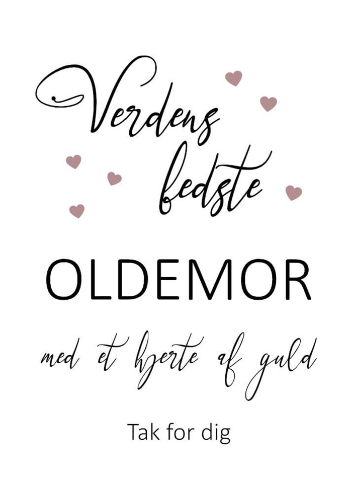 Plakat - Min/Vores mor