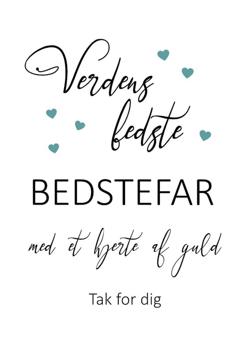 Plakat - Min/Vores mor