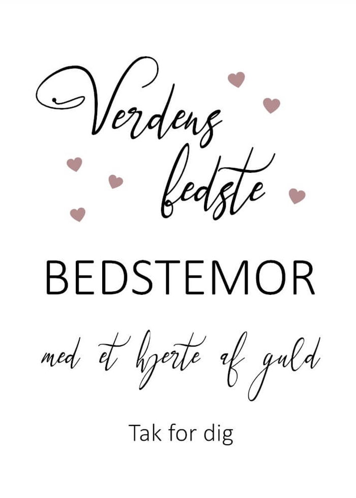 Plakat - Min/Vores mor