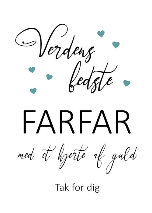 Plakat - Min/Vores mor