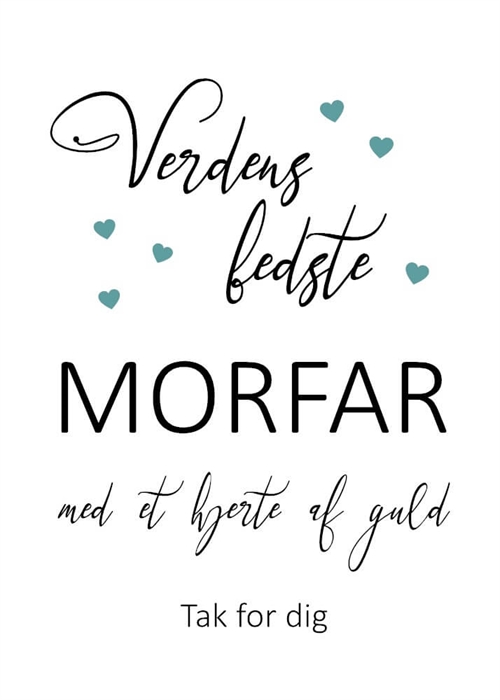 Plakat - Min/Vores mor