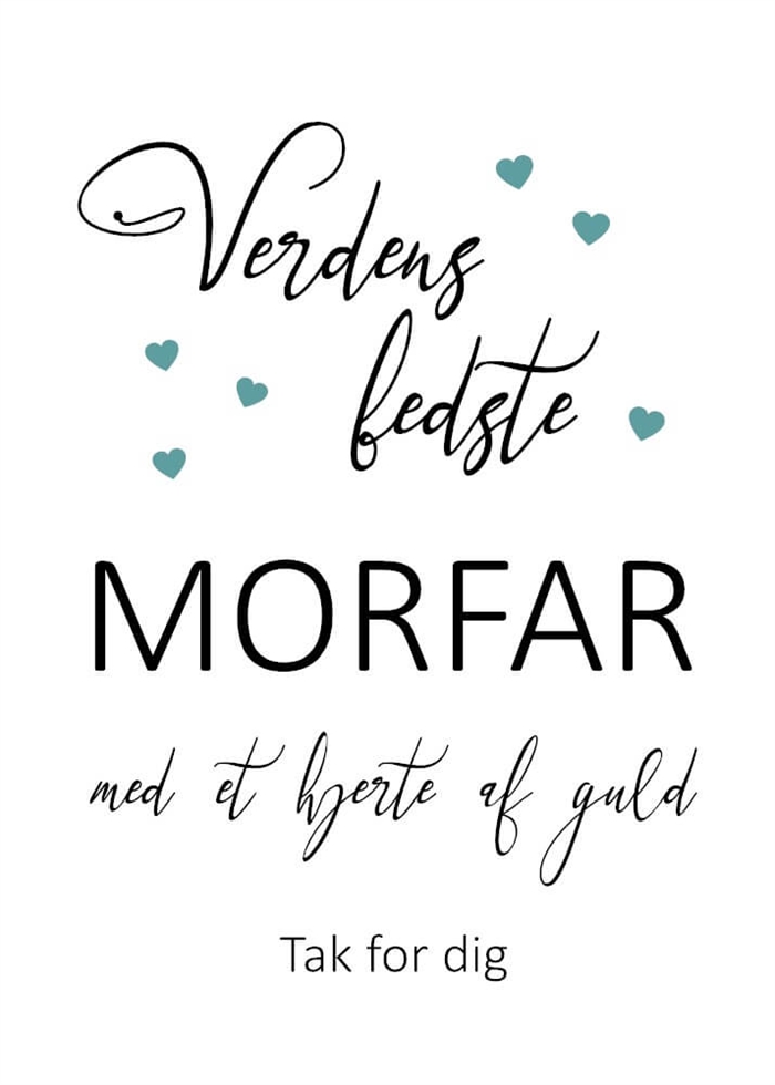 Plakat - Min/Vores mor