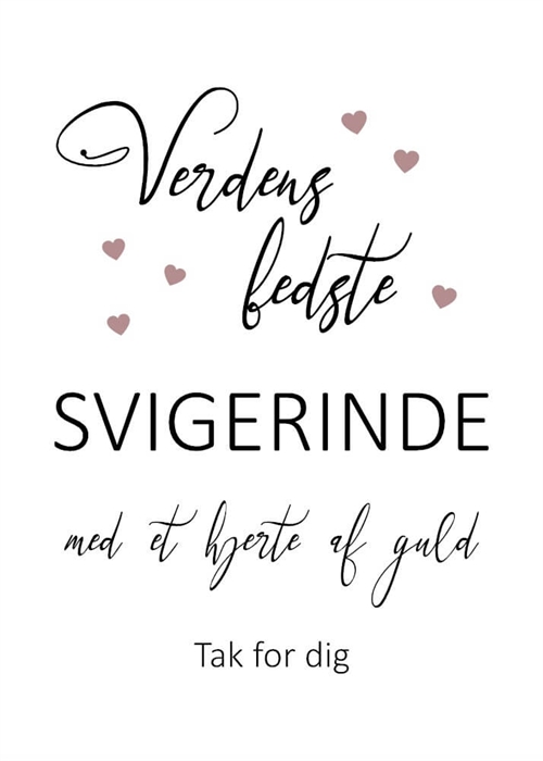 Plakat - Min/Vores mor