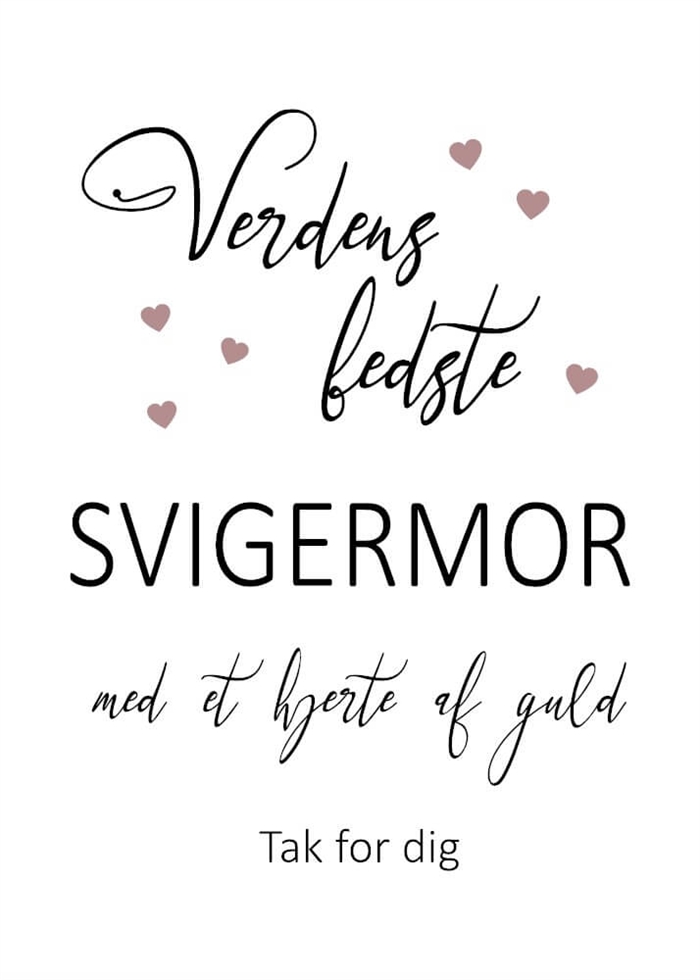 Plakat - Min/Vores mor