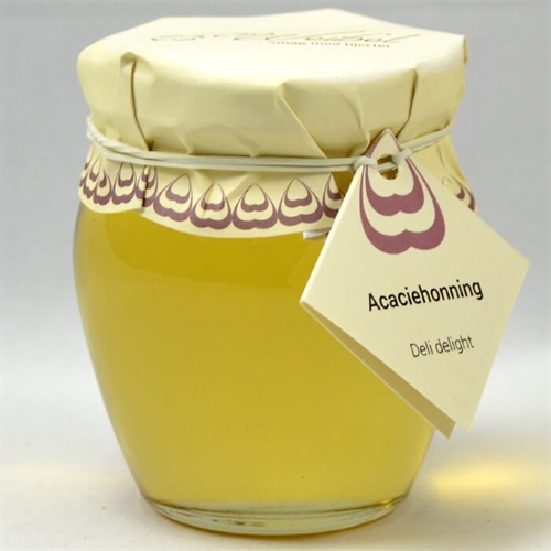 Fyldt chokolade med marcipan - 4 stk i æske