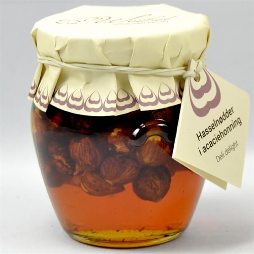 Fyldt chokolade med marcipan - 4 stk i æske