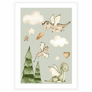 Plakat drage