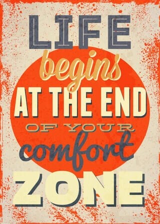 Plakat - Life Comfort Zone