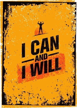 Plakat - I can and I will