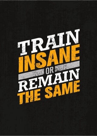 Plakat - Train insane