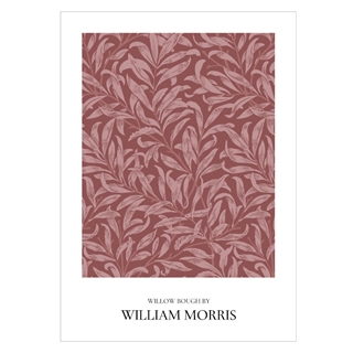Plakat med motiv WILLOW BOUGH BY William Morris 1