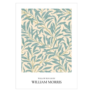 Plakat med motiv WILLOW BOUGH BY William Morris 2