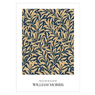 Plakat med motiv WILLOW BOUGH BY William Morris 3