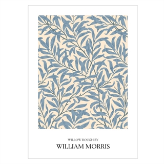 Plakat med motiv WILLOW BOUGH BY William Morris 4