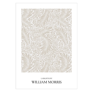 Plakat med motiv LARKSPUR BY William Morris 2