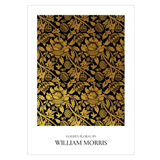 Plakat med motiv GOLDEN FLORAL BY William Morris