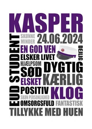 Plakat - EUD Studenterhue