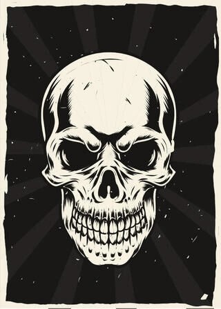 Skull - Plakat