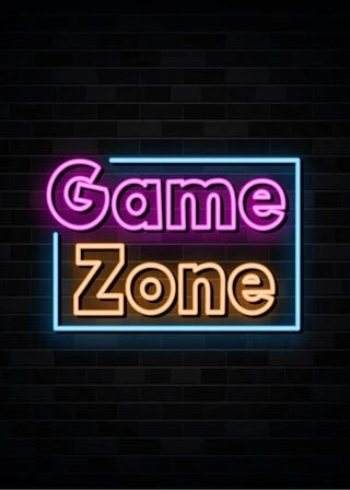 Game Zone Neon Gamer Plakat