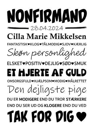 Nonfirmation den dejligste pige