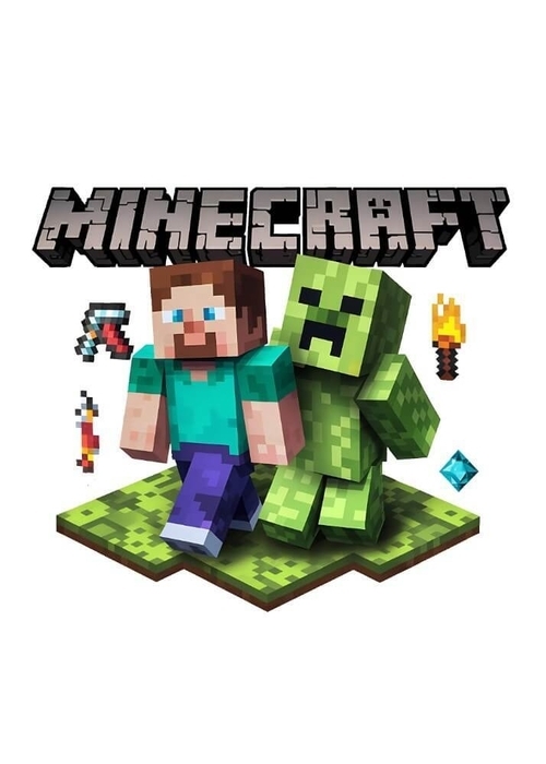 Game Minecraft grøn Plakat