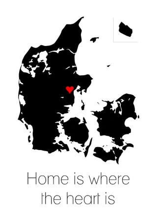 Plakat - Home is where the heart is