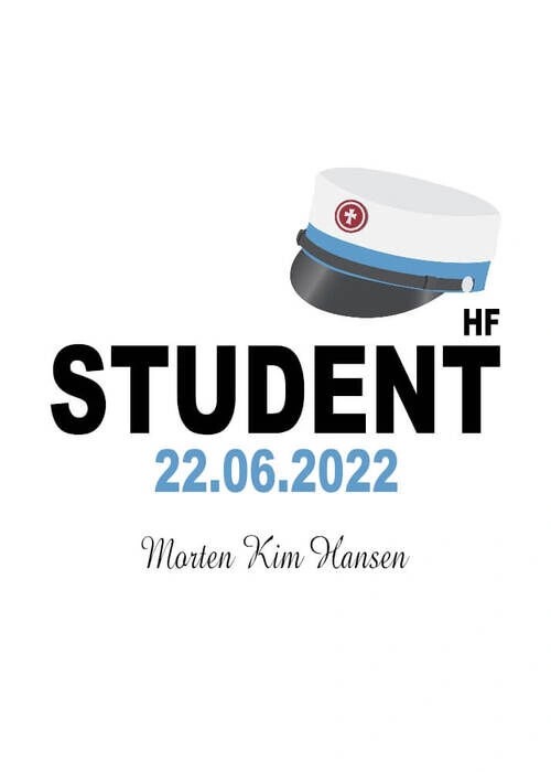 Plakat - HF studenterhue