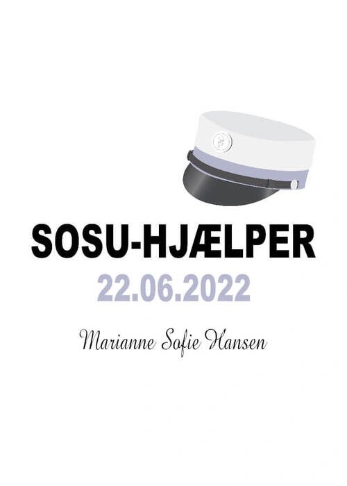 Plakat - SOSU-hjælper