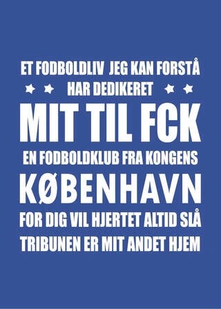 Plakat - FCK MIT LIV