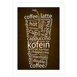 Plakat - Kaffe varianter