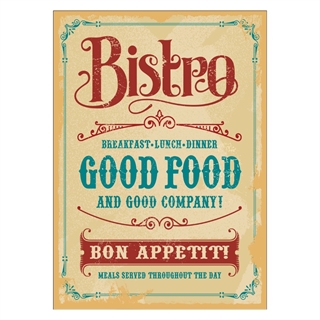 Plakat - Bistro good food 