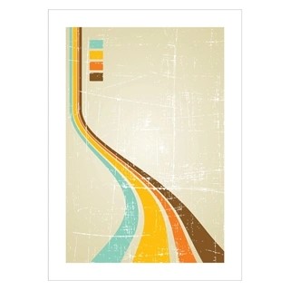 Plakat - Retro road