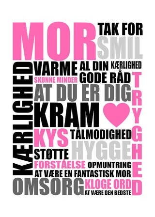 Mor tak for… Plakat