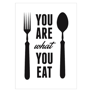 Plakat - you are what you eat