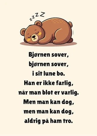 Bjørnen sover 