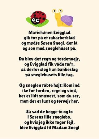 Mariehønen Evigglad