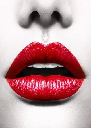 Plakat Fashion red lips