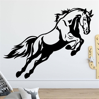 Hest i spring - Wallstickers
