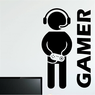 Gamer boy - wallstickers