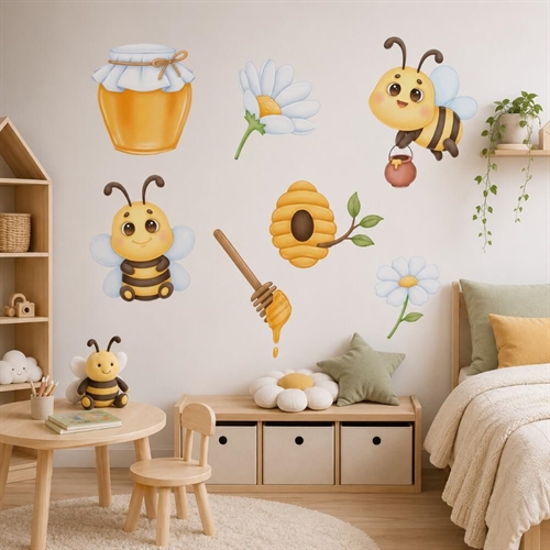 Bier og Honning – Wallstickers