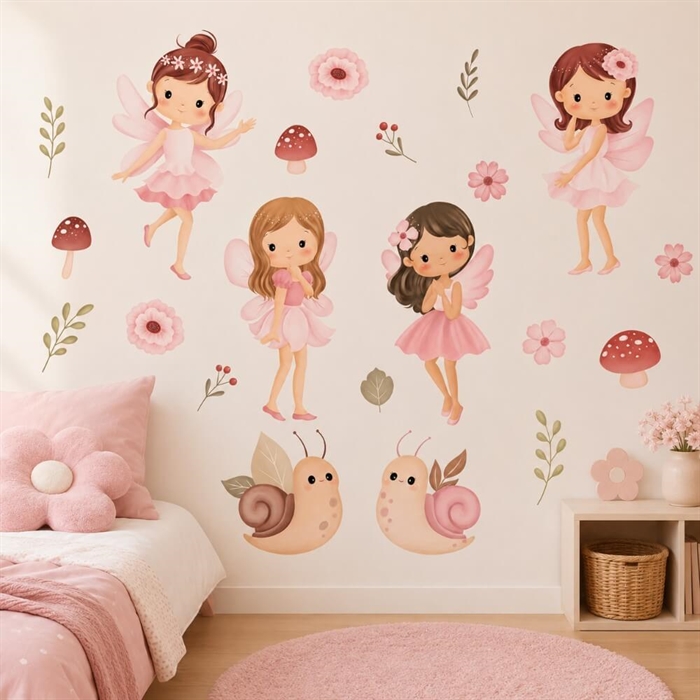Blomsterfeer – Wallstickers