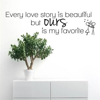 My favorite love story - wallstickers