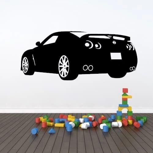 Fed sports bil - wallstickers